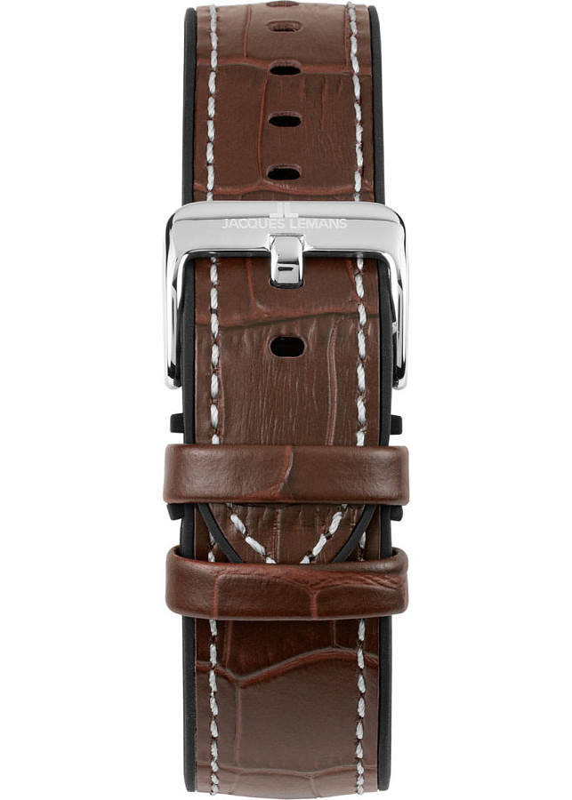 Часы Jacques Lemans Liverpool 1-2117W — кварцевые, металл сталь