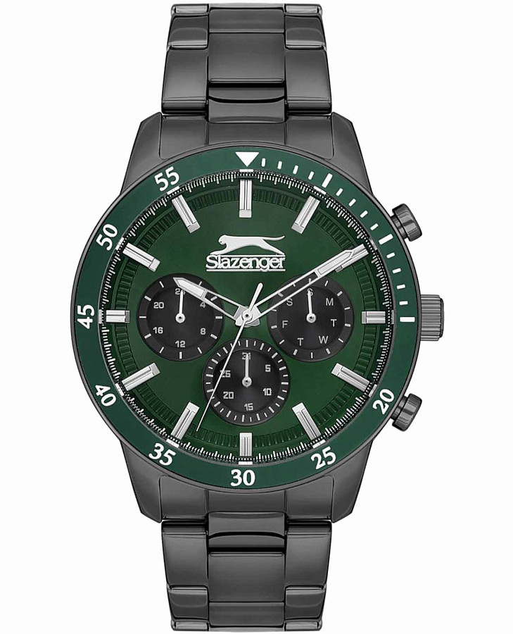 Часы Slazenger SL.09.2260.2.02 — мужские, зеленый