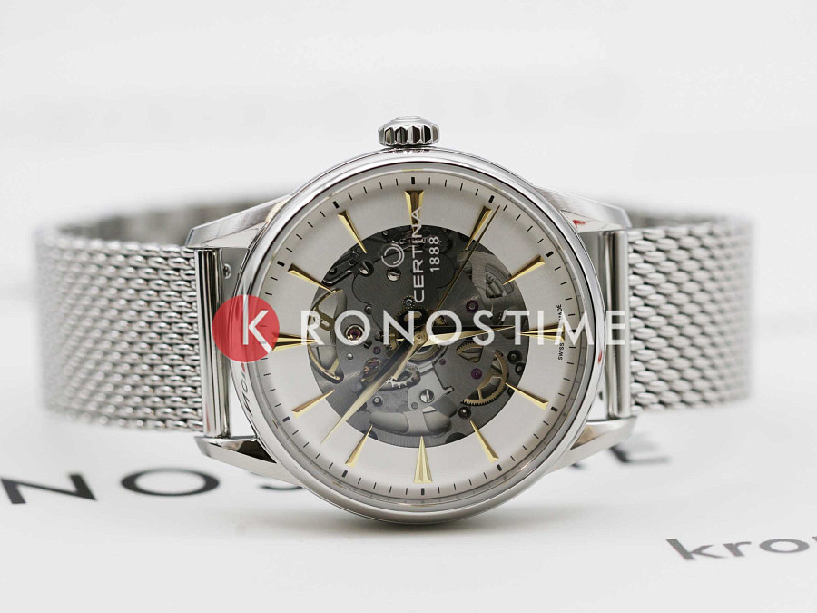 Часы Certina DS-1 Skeleton C029.907.11.031.00 — сталь металл, Швейцария