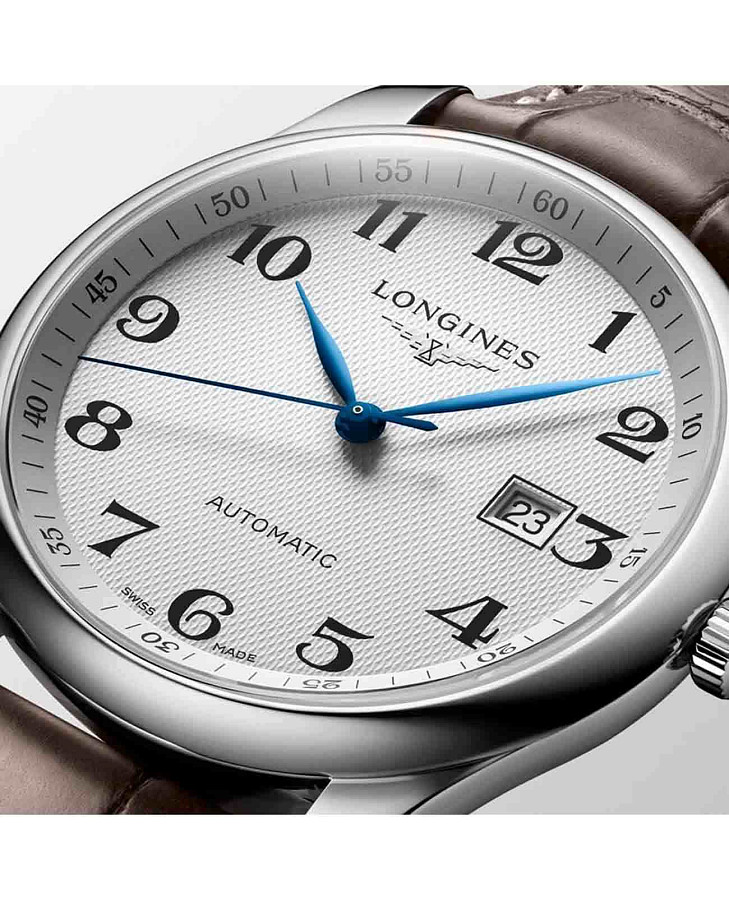 Часы Longines Master Collection L2.893.4.78.3 — мужские, коричневый