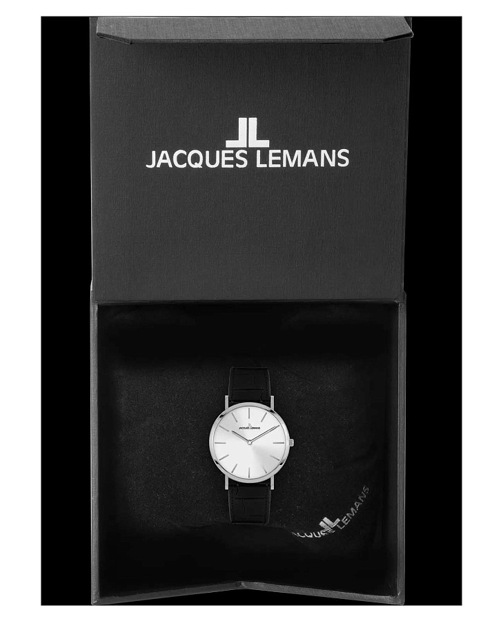 Часы Jacques Lemans Nizza 1-2172A — кварцевые, сталь металл