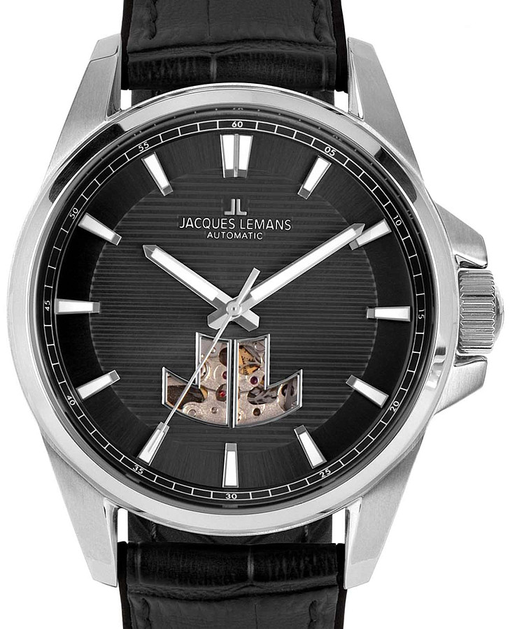 Часы Jacques Lemans Sport 1-2209A — механические, металл сталь