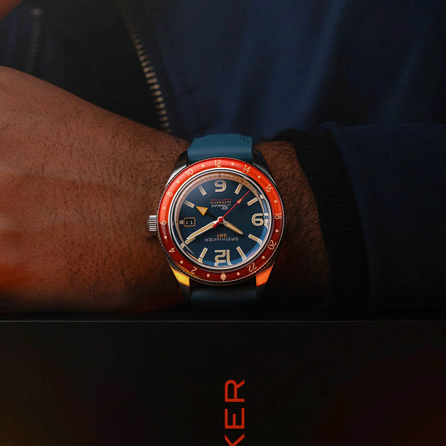 Часы Spinnaker Fleuss Gmt Automatic SP-5120-55 — нержавеющая сталь, мужские