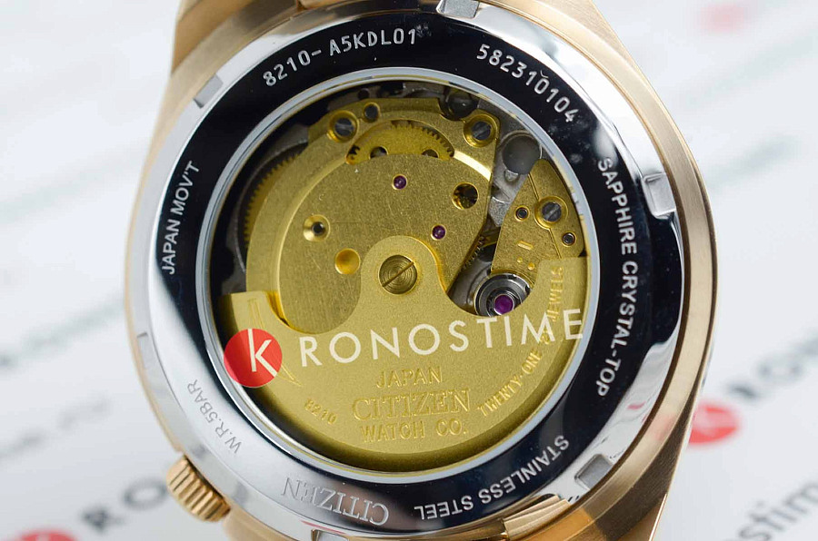 Часы Citizen Tsuyosa NJ0153-82X — мужские, нержавеющая сталь с ip-покрытием