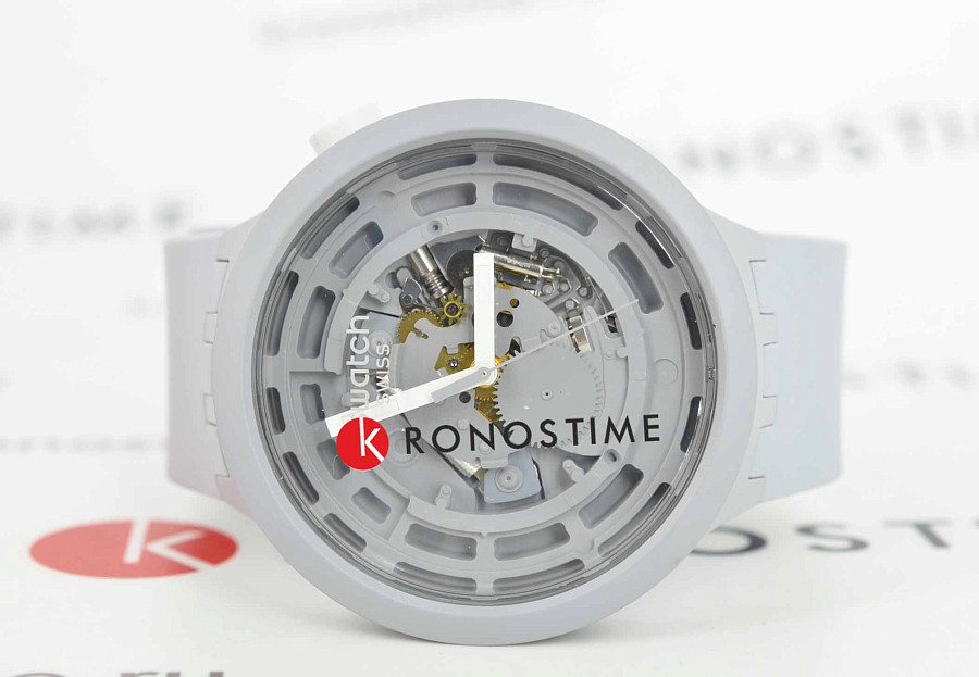 Часы Swatch Big Bold Bioceramic Lacquered SB03M100 — кварцевые, биокерамика