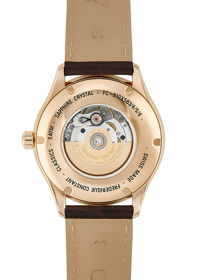 Часы Frederique Constant Classics Heart Beat Automatic FC-310MV5B4 — механические, сталь металл