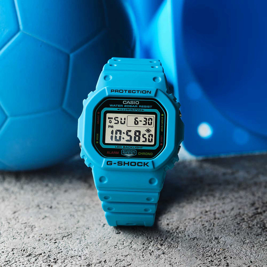 Часы Casio G-Shock DW-5600EP-2 — электронные, пластик