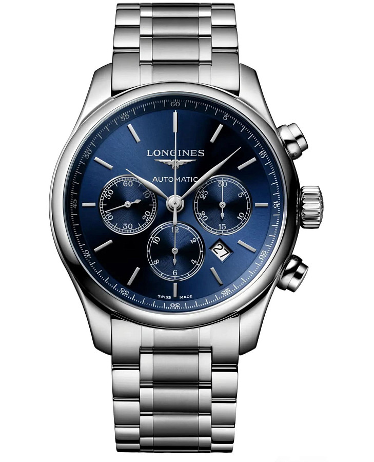 Часы Longines Master Collection L2.859.4.92.6 — мужские, синий