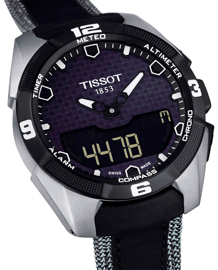 Часы Tissot T-Touch Expert Solar T091.420.46.051.01 — кварцевые, титан металл