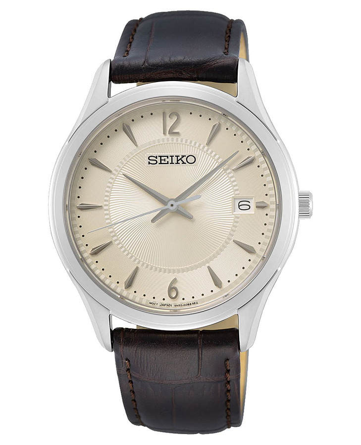 Часы Seiko Conceptual Series Dress SUR421P1 — мужские, бежевый