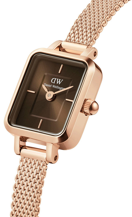 Часы Daniel Wellington Quadro Mini DW00100649 — кварцевые, сталь металл