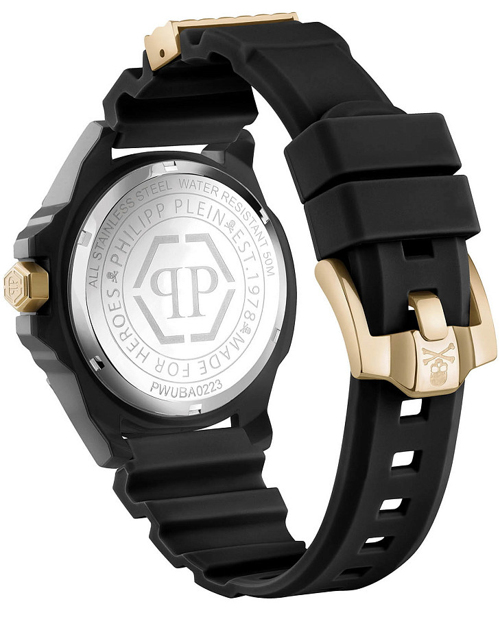 Часы Philipp Plein The Skull Ecoceramic PWUBA0223 — силикон, мужские