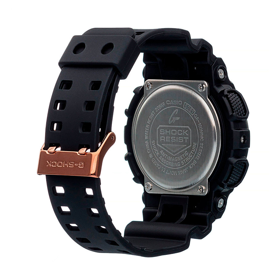 Часы Casio G-Shock GA-100MMC-1A — пластик, Япония