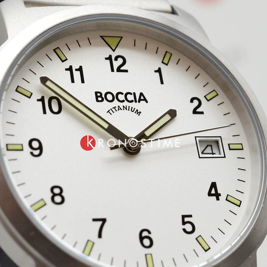 Часы Boccia Titanium 3630-01 — мужские, титановый