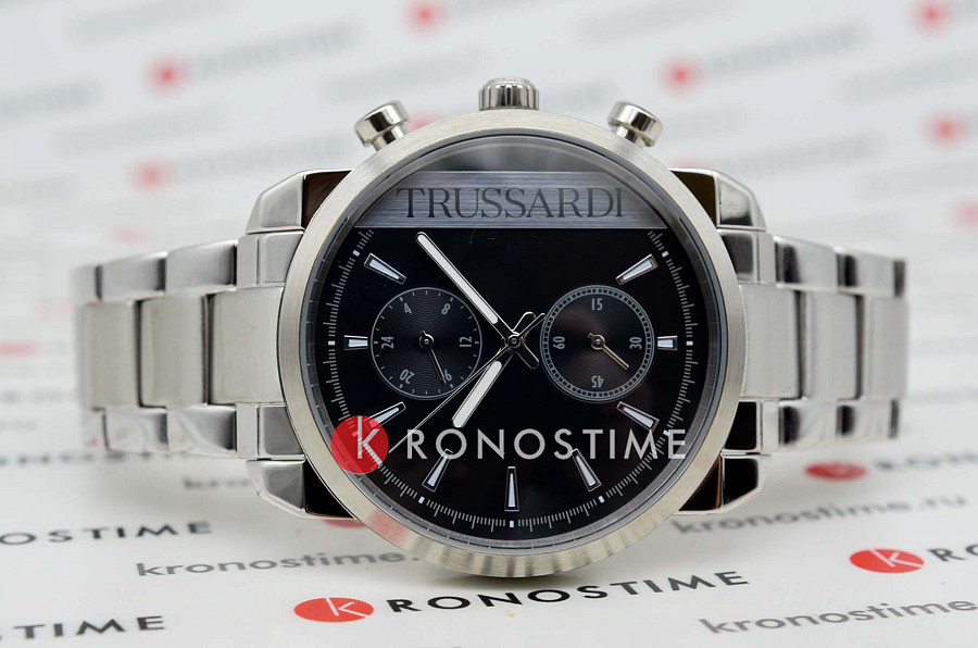 Часы Trussardi T-City R2453154002 — кварцевые, металл сталь