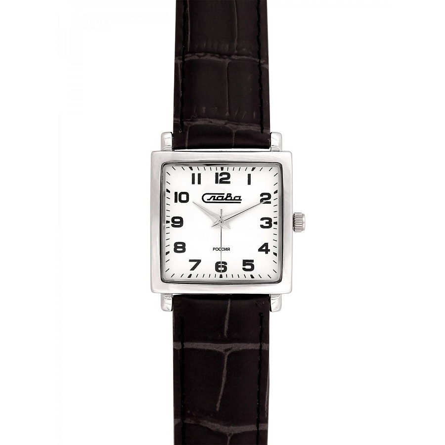 Часы Слава Патриот 1051848/300-2035 — кожаный, мужские