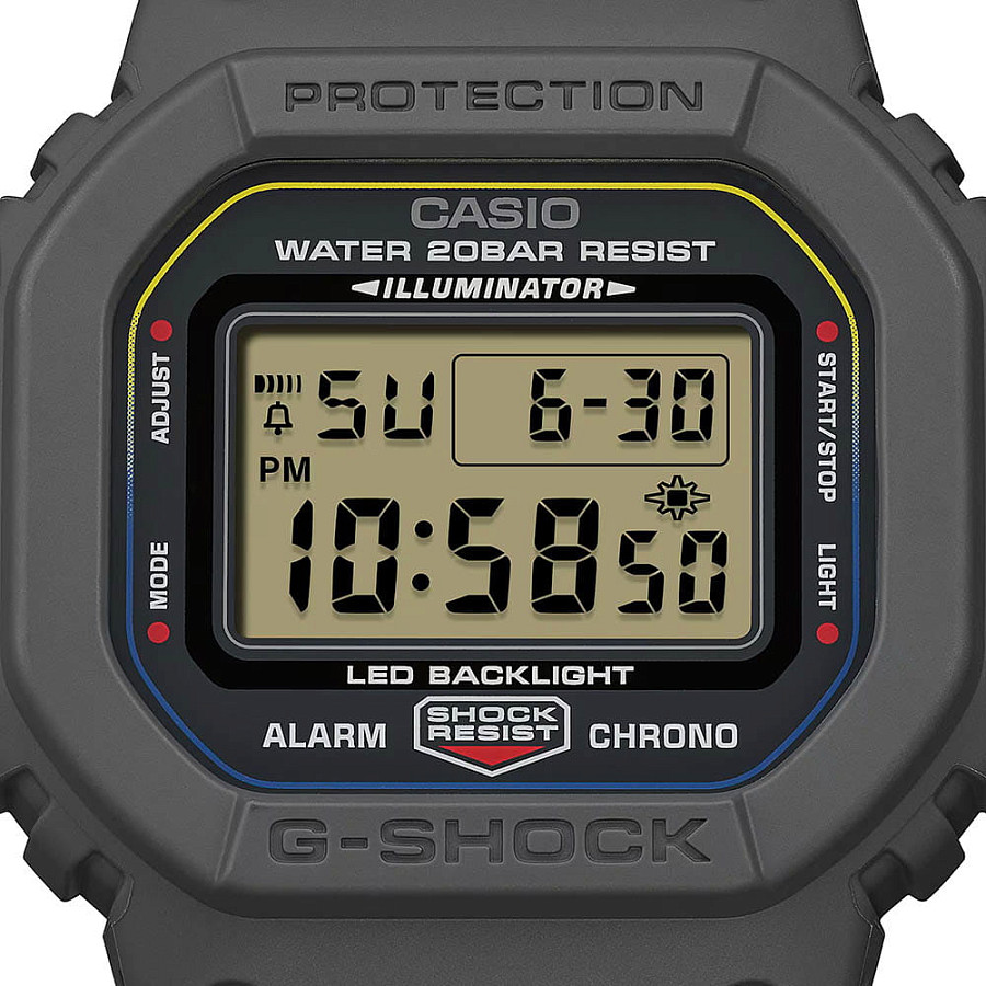 Часы Casio G-Shock DW-5600MNC-8A2 — электронные, пластик