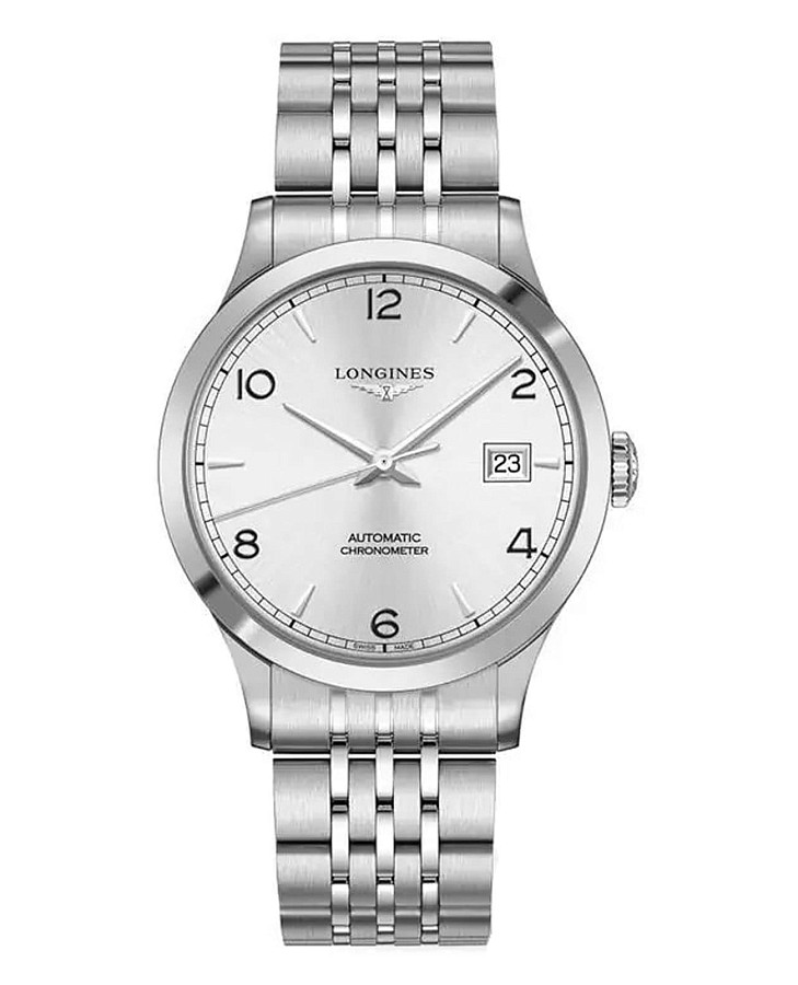 Часы Longines Record Collection L2.821.4.76.6 — мужские, серебристый