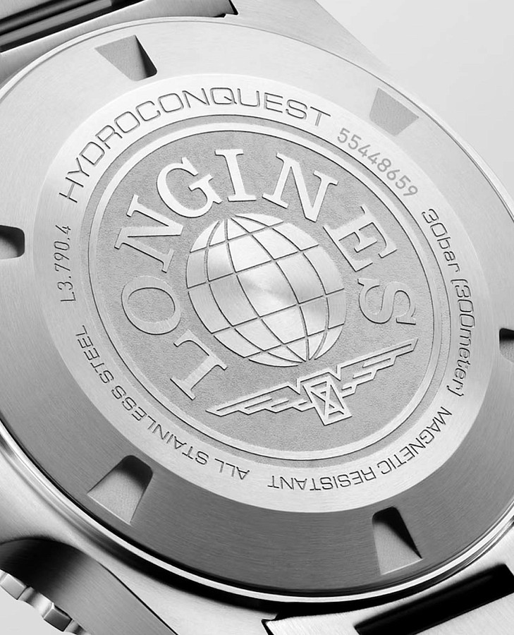 Часы Longines HydroConquest L3.790.4.56.6 — мужские, нержавеющая сталь