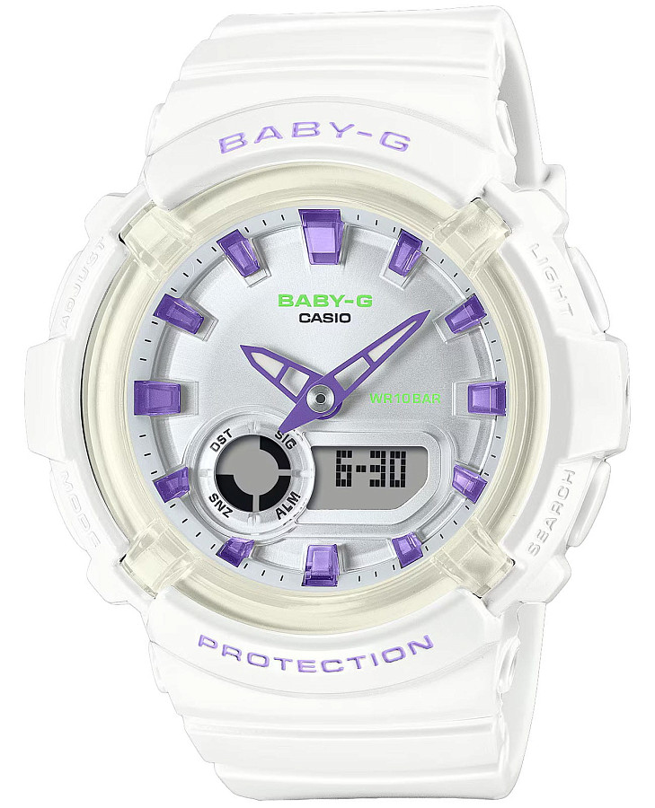 Часы Casio Baby-G BGA-280DN-7ADR (BGA-280DN-7A) — женские, серебристый