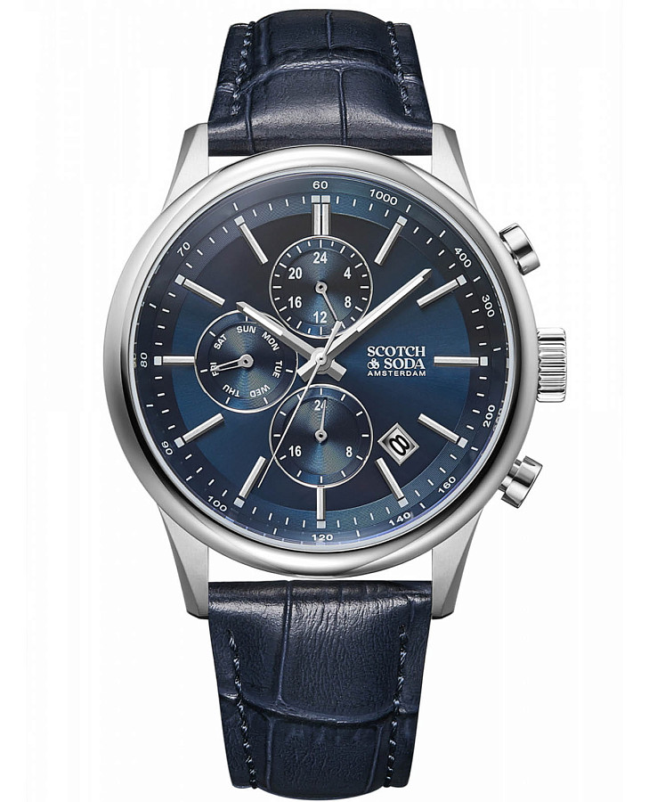 Часы Scotch&Soda SSM.116A — мужские, синий