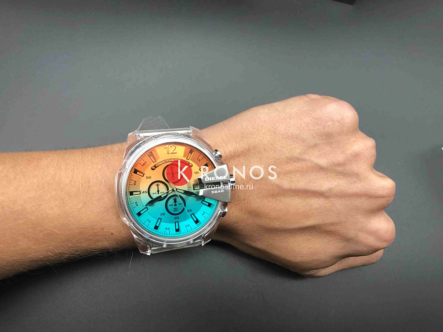 Часы Diesel Mega Chief DZ4515 — мужские, силикон