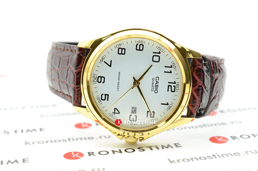 Часы Casio MTP-1188PQ-7B — кожаный, мужские