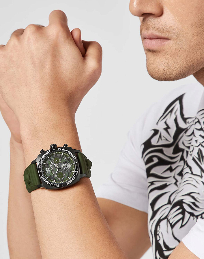 Часы Plein Sport Wildcat PSGBA0223 — кварцевые, металл сталь
