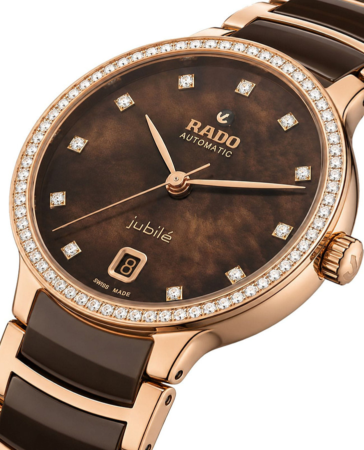 Часы Rado Centrix Automatic Diamonds R30230922 — механические, сталь металл