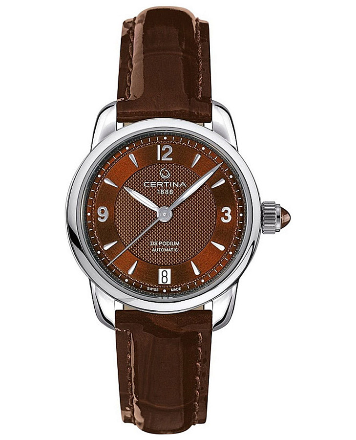 Часы Certina DS Podium C025.207.16.297.00 — женские, коричневый
