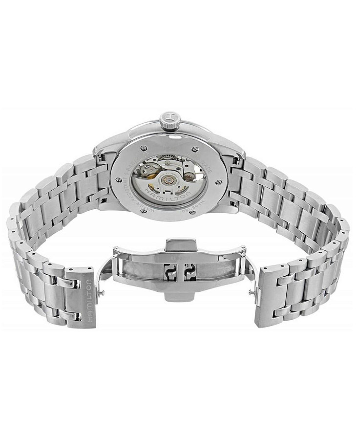 Часы Hamilton American Classic RailRoad Skeleton Auto H40655131 — нержавеющая сталь, мужские