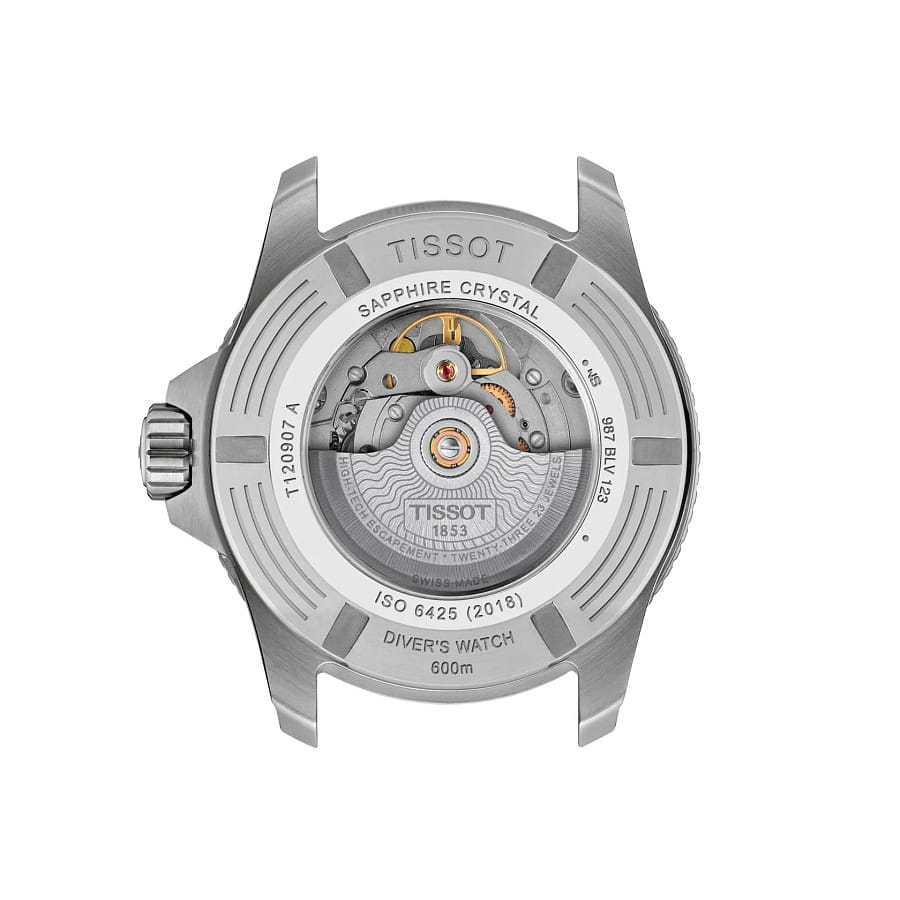 Часы Tissot Seastar 2000 44 mm T120.907.11.051.00 — механические, сталь металл