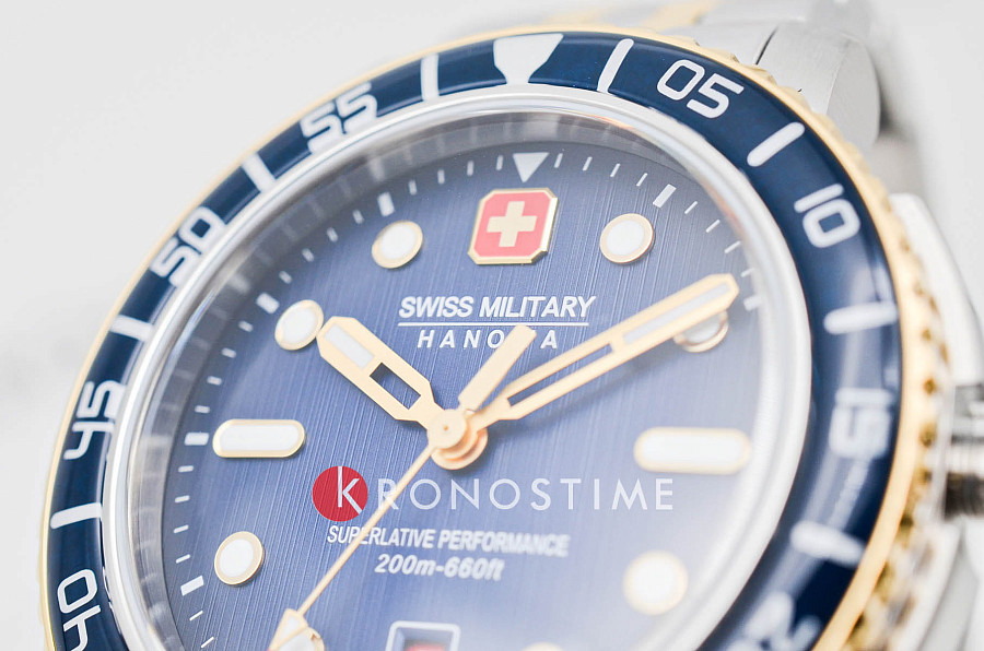 Часы Swiss Military Hanowa Black Marlin SMWGH0001760 — Швейцария, кварцевые