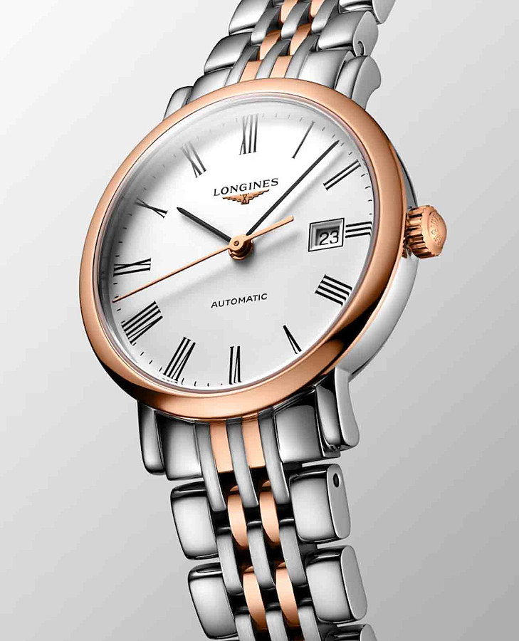 Часы Longines Elegant Collection L4.310.5.11.7 — сталь золото металл, Швейцария