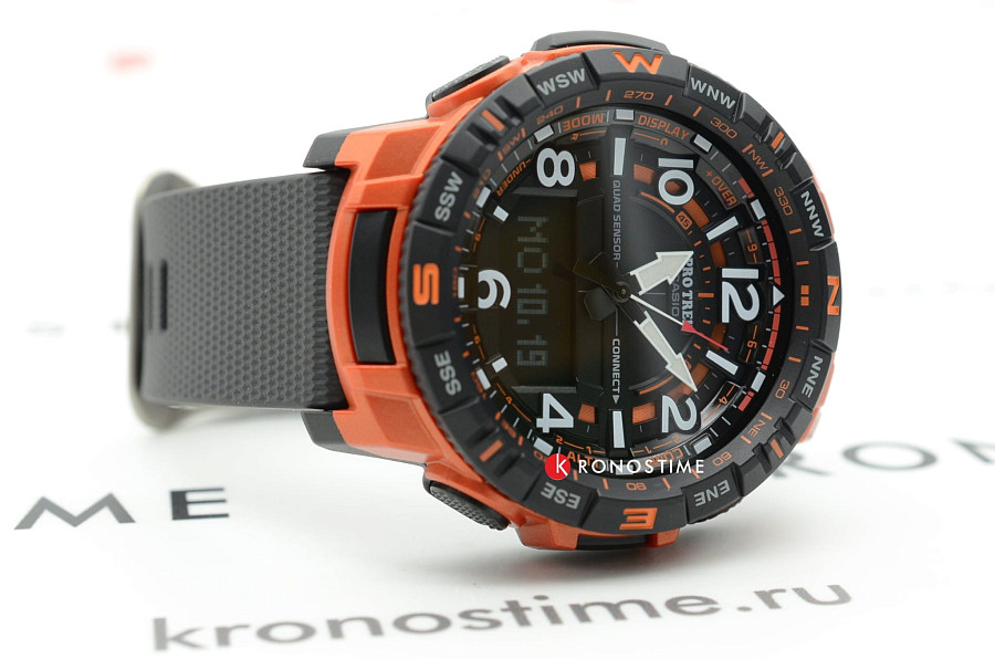Часы Casio Pro Trek PRT-B50-4 — кварцевые, пластик