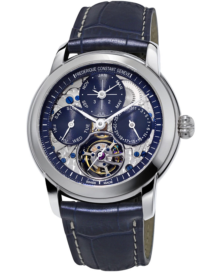 Часы Frederique Constant Classic Tourbillon Perpetual Calendar Manufacture FC-975N4H6 — мужские