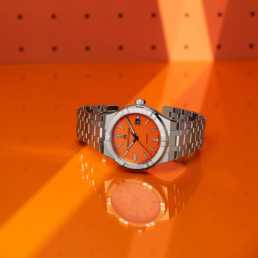 Часы Maurice Lacroix Aikon Automatic Limited Summer Edition AI6008-SS00F-530-E — сталь металл, Швейцария