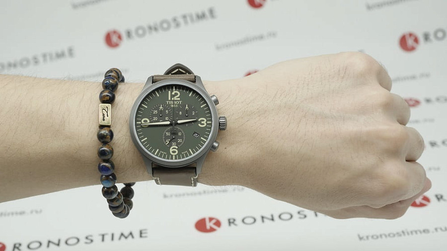 Часы Tissot Chrono XL T116.617.36.097.00 — сталь металл, кожаный