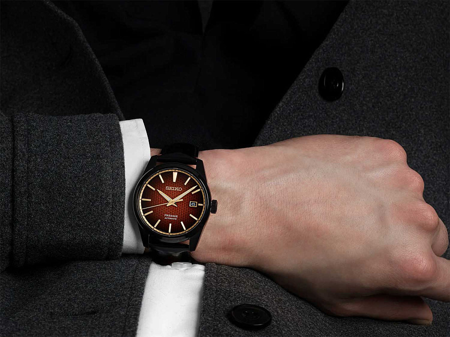 Часы Seiko Presage Sharp Edged Series SPB331 — сталь металл, Япония
