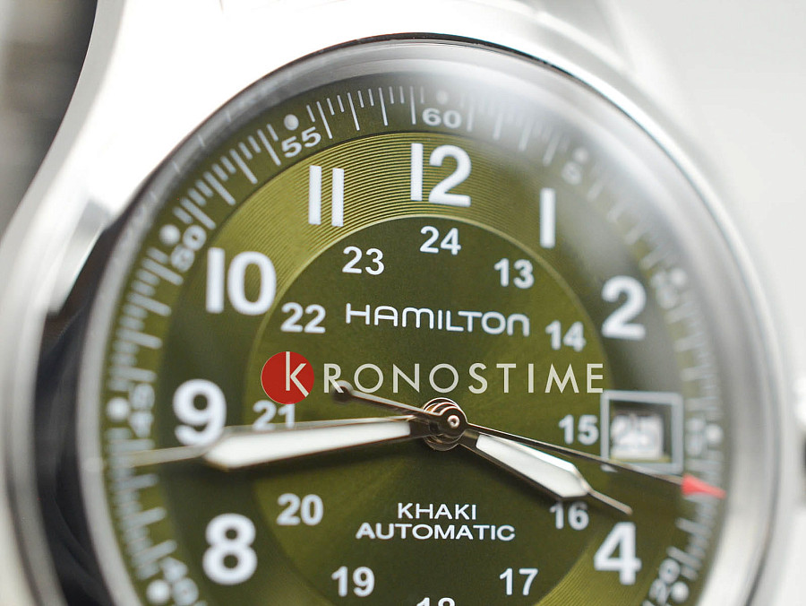 Часы Hamilton Khaki Field Auto H70455160 — нержавеющая сталь, мужские