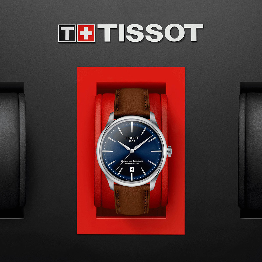 Часы Tissot Chemin des Tourelles Powermatic 80 T139.807.16.041.00 — артикул T1398071604100