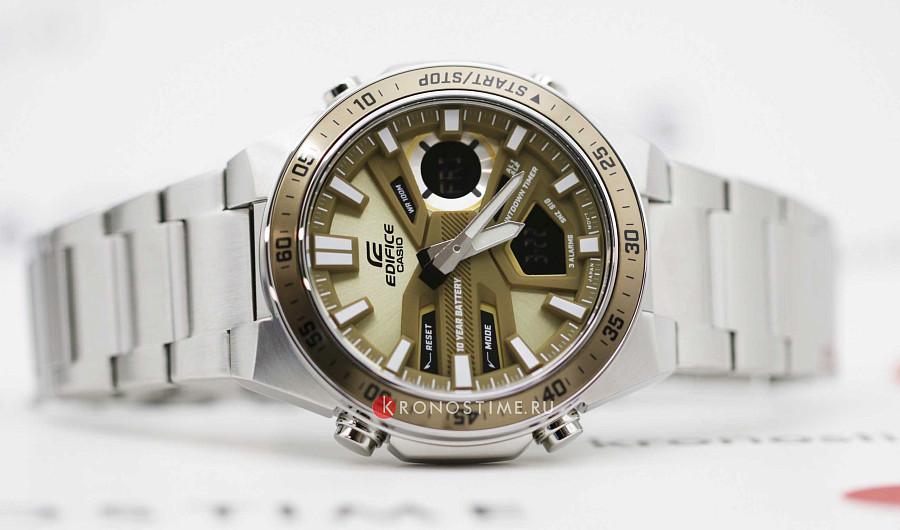 Часы Casio Edifice EFV-C110D-5ADF (EFV-C110D-5A) — сталь алюминий металл, Япония