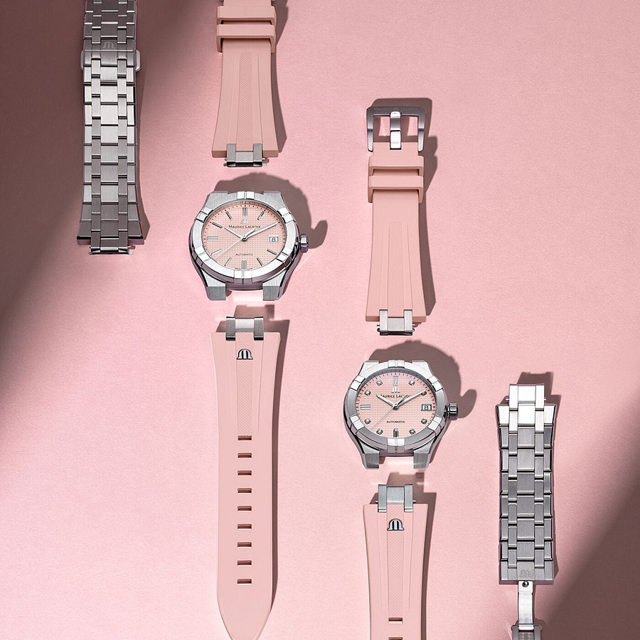 Часы Maurice Lacroix Aikon Automatic Limited Summer Edition 35 mm AI6006-SS00F-550-E — артикул AI6006-SS00F-550-E