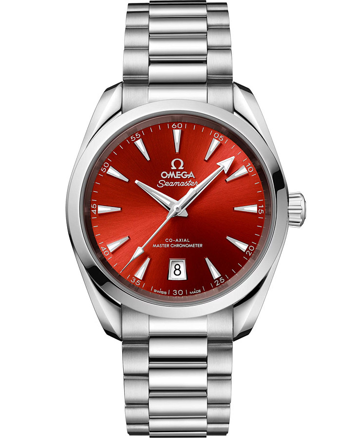 Часы Omega Seamaster Aqua Terra 220.10.38.20.13.003 — мужские, красный