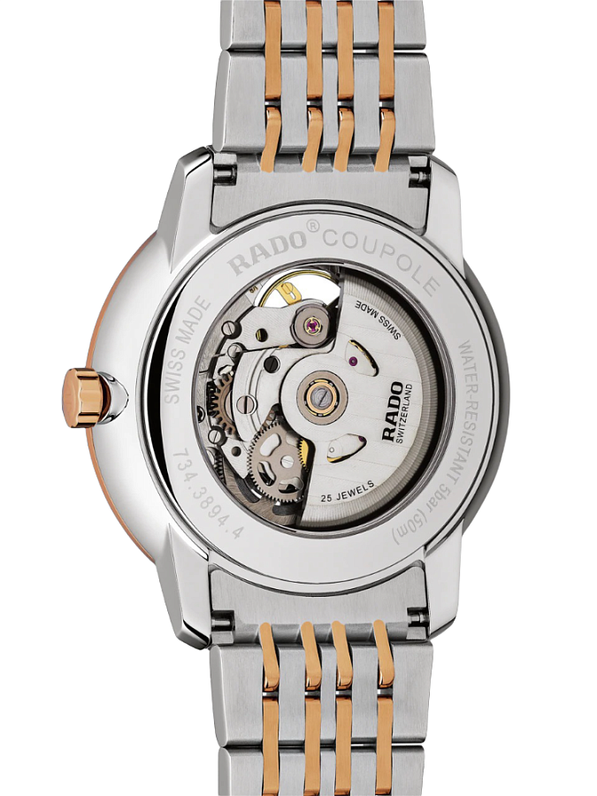 Часы Rado Coupole Classic Open Heart Automatic R22894163 — металл сталь, Швейцария