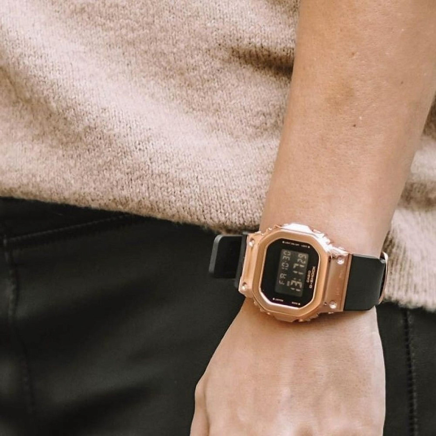 Часы Casio G-Shock GM-S5600PG-1DR (GM-S5600PG-1ER) — электронные, пластик металл сталь