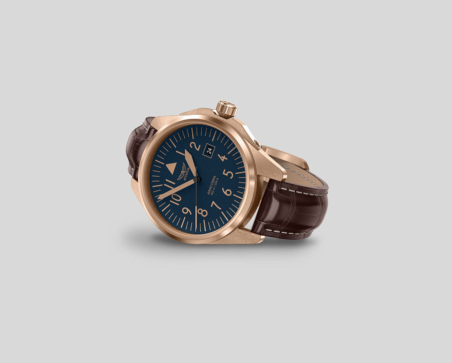 Часы Aviator Airacobra 43 Type A V.1.38.2.318.4 — сталь металл, Швейцария