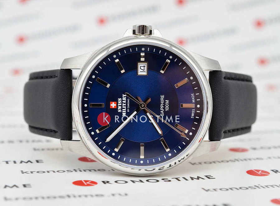 Часы Swiss Military by Chrono SM30200.12 — кварцевые, сталь металл