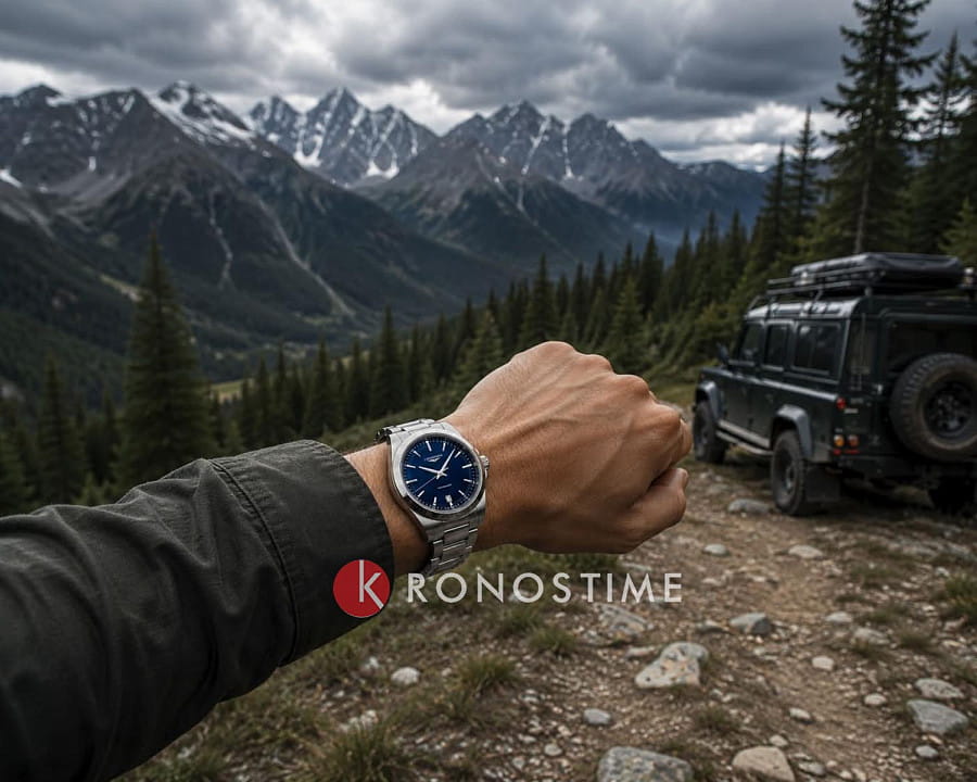 Часы Longines Conquest 38 mm L3.750.4.92.6 — сталь металл, Швейцария