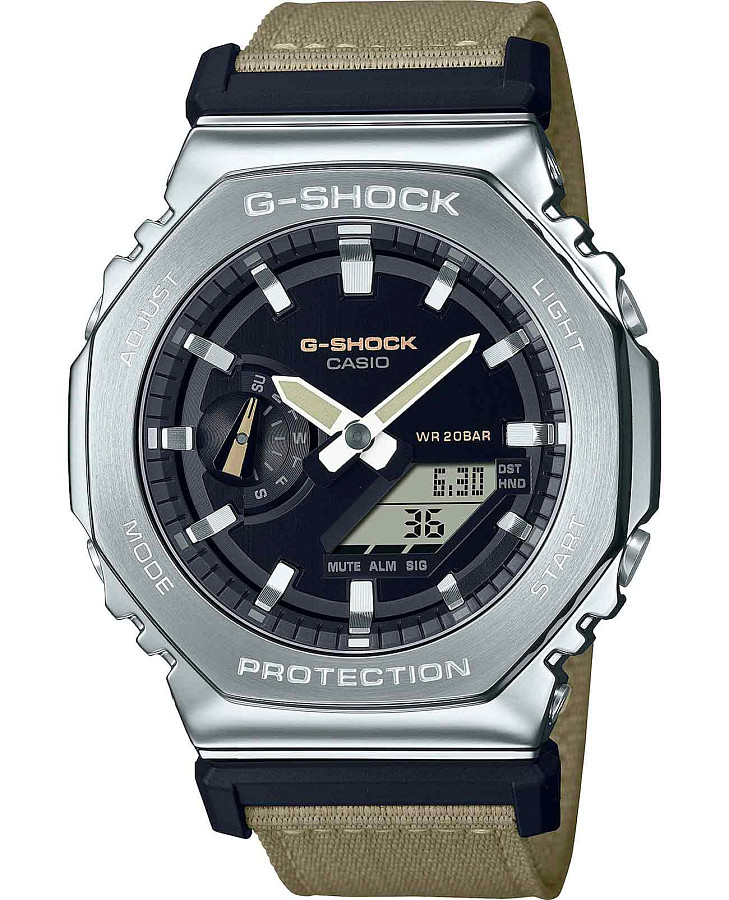 Часы Casio G-Shock GM-2100C-5ADR (GM-2100C-5A) — мужские, черный